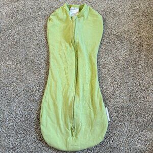 SwaddleMe Infant Baby Swaddle Summer Lime Green 5-12 lbs Zipper